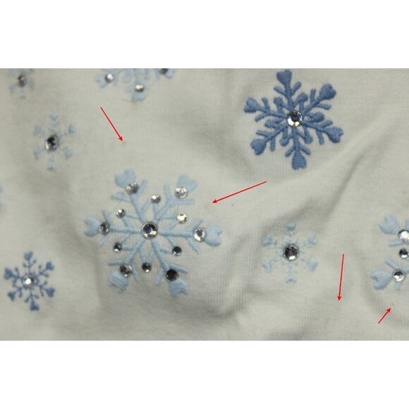 2008 Gymboree Winter Snowflake Shirt Skort Set sz 5 8 Rhinestone Plaid Holiday - Picture 5 of 16